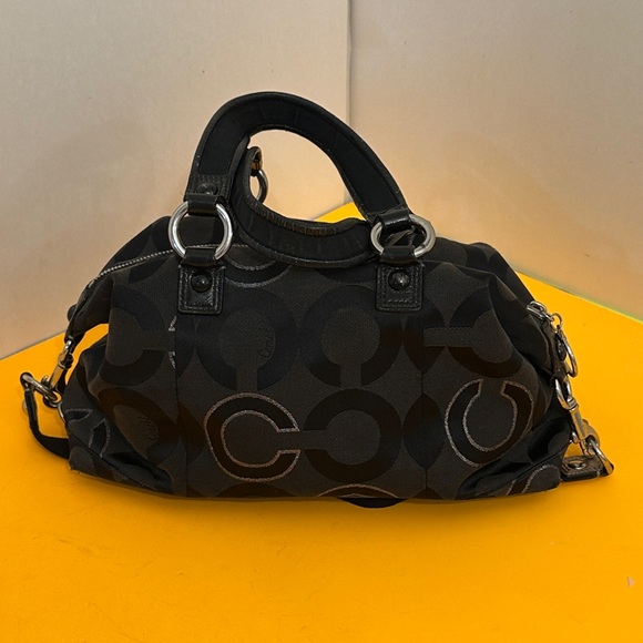 Coach Black and Gray Satchel - Picture 1 of 11